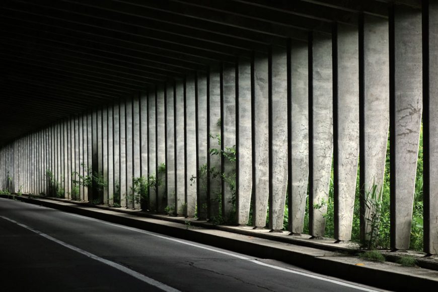 Un des nombreux tunnels